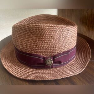 Goorin Bros. straw fedora, specifically the Diango Herrera model.